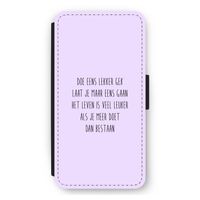 Gek: iPhone 11 Pro Max Flip Hoesje