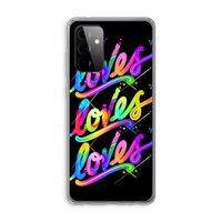 Loves: Samsung Galaxy A72 Transparant Hoesje