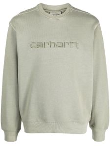 Carhartt WIP pull en coton à logo brodé - Vert