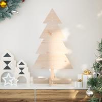 VidaXL Kerstdecoratie kerstboom 80 cm massief grenenhout VidaXL Kerstdecoratie kerstboom 80 cm massief grenenhout