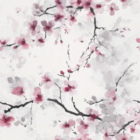 Roze kersenbloesembehang badkamer behang