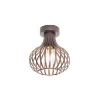 QAZQA Moderne plafondlamp bruin 18 cm - Saffira