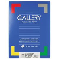 Gallery witte etiketten ft 66 x 38,1 mm (b x h), ronde hoeken, doos van 2.100 etiketten