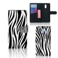 Nokia 2.3 | Telefoonhoesje | Met pasjeshouder | Zebra