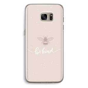 Be(e) kind: Samsung Galaxy S7 Edge Transparant Hoesje