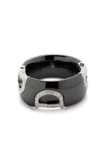 Damiani bague D.Icon en or blanc 18 ct sertie de diamants - Noir - thumbnail