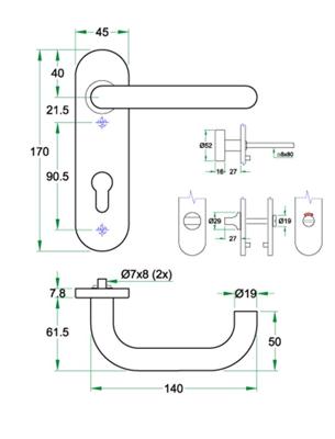 Krukgarn CHASE PL rvs mat SL56 KS Krukgarn CHASE PL rvs mat SL56 KS