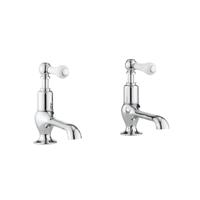 Crosswater Belgravia Wastafelkranen - koud /warm - 2 gats - hendel - chroom BL140DNC_LV