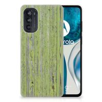 Motorola Moto G52/G82 Bumper Hoesje Green Wood - thumbnail