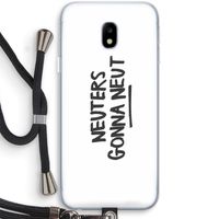 Neuters: Samsung Galaxy J3 (2017) Transparant Hoesje met koord