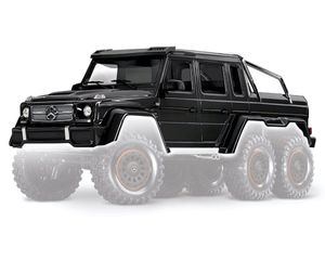 Body, Mercedes-Benz G 63, complete (gloss black metallic) (TRX-8825R)