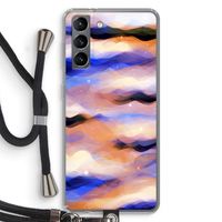 Donkere Wolken: Samsung Galaxy S21 Transparant Hoesje met koord
