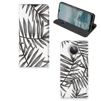 Nokia G10 | G20 Smart Cover Leaves Grey - thumbnail