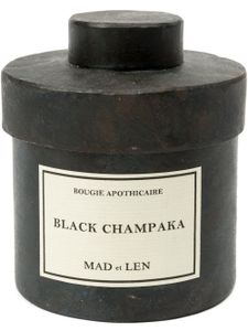 MAD et LEN bougie "Black Champaka" - Noir