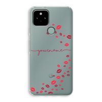 Kusjes: Google Pixel 5 Transparant Hoesje