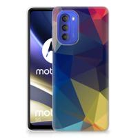 Motorola Moto G51 5G | TPU Hoesje | Polygon Dark Motorola Moto G51 5G | TPU Hoesje | Polygon Dark