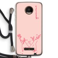 Best Friends: Motorola Moto Z Force Transparant Hoesje met koord