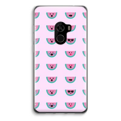 Smiley watermeloenprint: Xiaomi Mi Mix 2 Transparant Hoesje