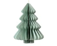 Kerstornament Papieren Kerstboom 20cm Mintgroen