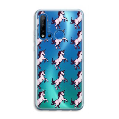 Musketon Unicorn: Huawei P20 Lite (2019) Transparant Hoesje