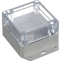 TRU COMPONENTS 6U07090906737 TC-13865252 Industriële behuizing 121.5 x 91.5 x 60 ABS-PC Lichtgrijs, Transparant 1 stuk(s)