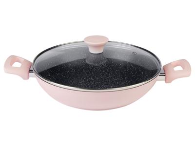 SILVERCREST Pan met deksel 28 cm (Lichtroze)