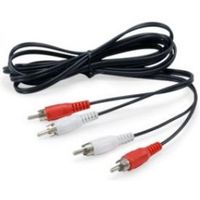 Equip 147094 audio kabel 2,5 m 2 x RCA Zwart