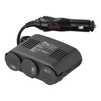 Pro+ Splitter 3-weg 12V + USB incl. bevestigingsplaat - thumbnail