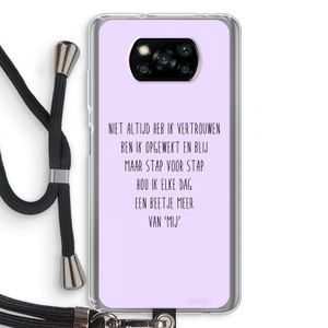 Zelfvertrouwen: Xiaomi Poco X3 Pro Transparant Hoesje met koord