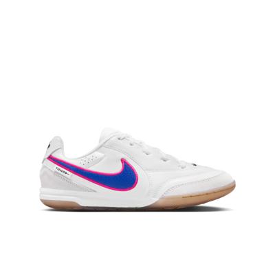 Nike Tiempo Street Gato Straatvoetbalschoenen Kids Wit Blauw Felroze