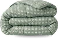 Zelesta Zelesta WondeZelesta Wonderbed Olive Stitches 140x200 - Dekbed zonder overtrek - 4 seizoenen hoesloos dekbed (2-in-1)rbed Olive Stitches 140x200 - Dekbed zonder overtrek | 4 seizoenen hoesloos dekbed (2-in-1)
