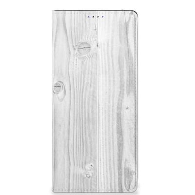 Samsung Galaxy A22 5G Book | Wallet Case | White Wood Samsung Galaxy A22 5G Book | Wallet Case | White Wood