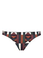 ERES Allégorie graphic-print bikini bottoms - Marron - thumbnail