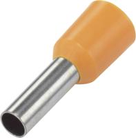 TRU COMPONENTS 1091294 Adereindhulzen 4 mm² Deels geïsoleerd Oranje 100 stuk(s)