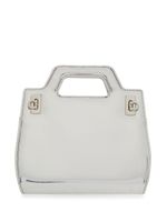 Ferragamo petit sac Wanda cuir - Argent - thumbnail