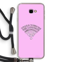Home Is Where The Wifi Is: Samsung Galaxy J4 Plus Transparant Hoesje met koord