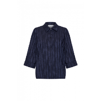 Helena Hart - Blauw | Dames | Blouse | Blauw | XL | regular | Kamst mode