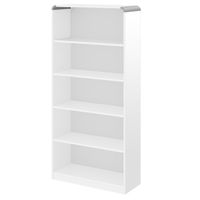 Open boekenkast Murano 190 cm hoog in hoogglans wit