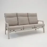 Loungebank ohio crème 3-pers