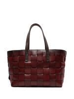 DRAGON DIFFUSION sac cabas Japan en cuir - Rouge