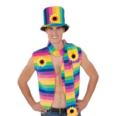 Kostuums voor Volwassenen My Other Me Rainbow Multicolour Vest Maat 54