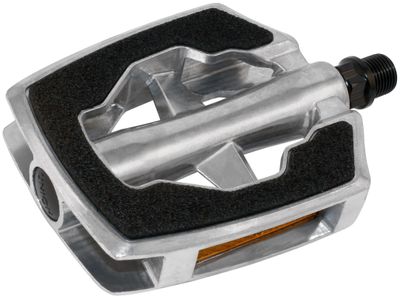 Marwi pedaalset sp-890 sandblock zwart aluminium zilver