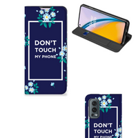 OnePlus Nord 2 5G Design Case Flowers Blue DTMP - thumbnail