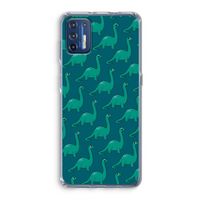 Diplodocus: Motorola Moto G9 Plus Transparant Hoesje