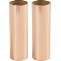 2x rollen rose gouden hobby transfer folie 50 cm knutselmateriaal