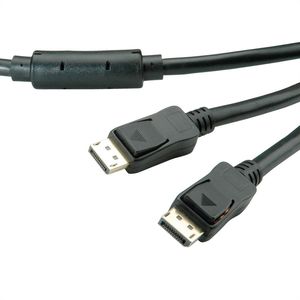 VALUE DisplayPort Cable, v1.2, Actief, M/M, 15 m