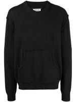 Maison Margiela pull à coutures apparentes - Noir