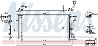 Condensor, airconditioning 941289
