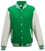 Just Cool JH043 Varsity Jacket - Kelly Green - XS