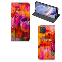 Bookcase OPPO Reno4 Z 5G Tulips - thumbnail